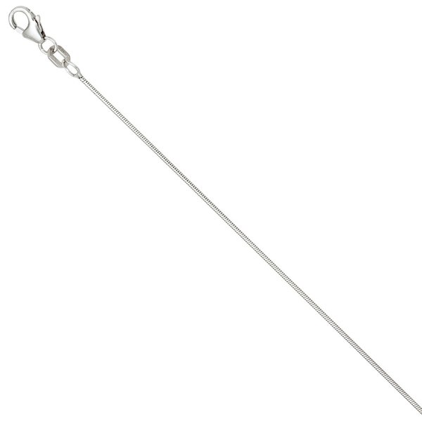 Schlangenkette 925 Silber 1,6 mm 42 cm Halskette Kette Silberkette Karabiner