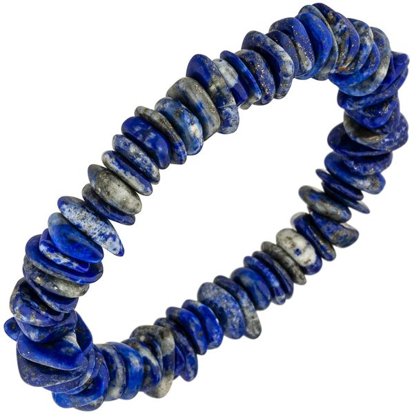 Armband Lapislazuli blau 19 cm Lapislazuliarmband Edelsteinarmband