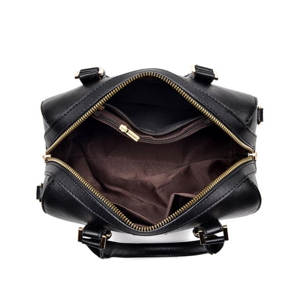 Handtasche für Damen, Damenhandtasche, schwarz, bordeaux, braun
